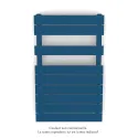 Fassane Spa Symétrique EC, 2 patères, Gentian Blue, 411W, H815mm / L500mm
