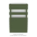 Fassane Spa Symétrique EC, 2 patères, Olive Green, 411W, H815mm / L500mm