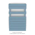 Fassane Spa Symétrique EC, 2 patères, PasteLBlue, 411W, H815mm / L500mm