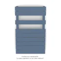 Fassane Spa Symétrique EC, 2 patères, Pigeon Blue, 411W, H815mm / L500mm