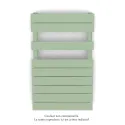 Fassane Spa Symétrique EC, 2 patères, PasteLGreen, 411W, H815mm / L500mm