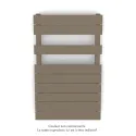 Fassane Spa Symétrique EC, 2 patères, Beige Grey, 411W, H815mm / L500mm