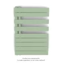 Fassane Spa Asymétrique EC gauche, Pastel Green, 429W, H 805 mm / L 550 mm