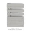 Fassane Spa Asymétrique EC gauche, Telegrey 4, 429W, H 805 mm / L 550 mm