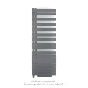 Fassane Spa Asym EC +Air,G, Anthracite 0346, 809W, H 1713 mm / L 550 mm