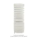 Fassane Spa Asym EC +Air,G, White Quartz 0521, 809W, H 1713 mm / L 550 mm