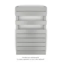 Fassane Spa Symétrique EC, 2 patères, White Aluminium, 411W, H815mm / L500mm