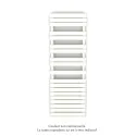 Fassane Spa Symétrique EC, 2 patères, Pure White, 1019W, H1851mm / L600mm