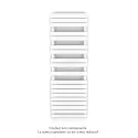 Fassane Spa Symétrique EC, 2 patères, White Matt, 1019W, H1851mm / L600mm