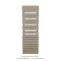 Fassane Spa Symétrique EC, 2 patères, Beige Quartz, 1019W, H1851mm / L600mm
