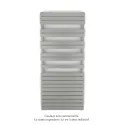 Fassane Spa Symétrique EC, 2 patères, Inox Look, 1300W, H1851mm / L800mm