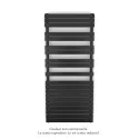 Fassane Spa Symétrique EC, 2 patères, Black Quartz, 1300W, H1851mm / L800mm