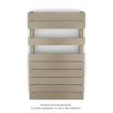 Fassane Spa Symétrique EC, 2 patères, Beige Quartz, 411W, H815mm / L500mm