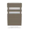 Fassane Spa Symétrique EC, 2 patères, PearLBeige, 411W, H815mm / L500mm