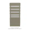 Fassane Spa Symétrique EC, 2 patères, Golden Sand, 1300W, H1851mm / L800mm