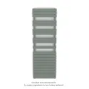Fassane Spa Symétrique EC, 2 patères, Blue Grey, 1019W, H1851mm / L600mm