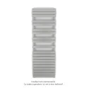 Fassane Spa Symétrique EC, 2 patères, White Aluminium, 1019W, H1851mm / L600mm