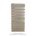 Fassane Spa Asymétrique EC gauche, Beige Quartz, 594W, H 1183 mm / L 550 mm