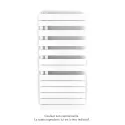 Fassane Spa Asymétrique EC gauche, White Matt, 594W, H 1183 mm / L 550 mm