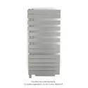 Fassane Spa Asym EC +Air,G, Inox Look 0332, 594W, H 1220 mm / L 550 mm
