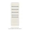 Fassane Spa Symétrique EC, 2 patères, Edelweiss m., 1019W, H1851mm / L600mm