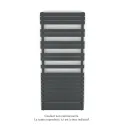 Fassane Spa Symétrique EC, 2 patères, Black Matt, 1300W, H1851mm / L800mm