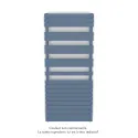 Fassane Spa Symétrique EC, 2 patères, Pigeon Blue, 1300W, H1851mm / L800mm