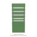Fassane Spa Symétrique EC, 2 patères, Reseda Green, 1300W, H1851mm / L800mm