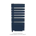 Fassane Spa Asym EC +Air,G, Sapphire Blue 5203, 594W, H 1220 mm / L 550 mm