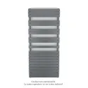 Fassane Spa Symétrique EC, 2 patères, Anthracite, 1300W, H1851mm / L800mm