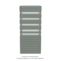 Fassane Spa Symétrique EC, 2 patères, Blue Grey, 1300W, H1851mm / L800mm