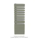 Fassane Spa Asymétrique EC gauche, Cement Grey, 809W, H 1676 mm / L 550 mm