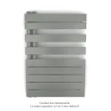 Fassane Spa Asymétrique EC gauche, Grey Aluminium, 429W, H 805 mm / L 550 mm
