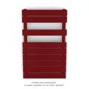 Fassane Spa Symétrique EC, 2 patères, Ruby Red, 411W, H815mm / L500mm