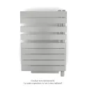 Fassane Spa Asym EC +Air,D, White Aluminium 9006, 429W, H 842 mm / L 550 mm