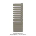 Fassane Spa Asymétrique EC droite, Concrete Grey, 809W, H 1676 mm / L 550 mm