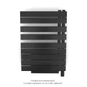 Fassane Spa Asym EC +Air,D, Black Quartz 0550, 429W, H 842 mm / L 550 mm