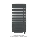 Fassane Spa Asym EC +Air,D, Black Matt 0557, 594W, H 1220 mm / L 550 mm