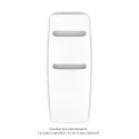 Nuage EC, couleur 0556, 1036W, H 1800 mm / L 690 mm, robinet couleur 0556