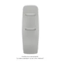Nuage EC, couleur 9006, 605W, H 1500 mm / L 490 mm, robinet couleur 9006