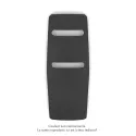 Nuage EC, couleur 7016, 703W, H 1500 mm / L 590 mm, robinet couleur 7016
