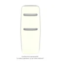 Nuage EC, couleur 9001, 703W, H 1500 mm / L 590 mm, robinet couleur 9001
