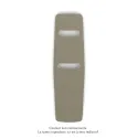 Nuage EC, couleur 0258, 714W, H 1800 mm / L 490 mm, robinet couleur 0258