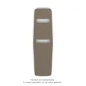 Nuage EC, couleur 1235, 714W, H 1800 mm / L 490 mm, robinet couleur 1235