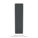 Altima EC vertical, face lisse, Black Matt, 1012W, H 2013 mm / L 527 mm