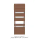 Régate EC, couleur Terracotta, 691W, H 1481 mm / L 500 mm