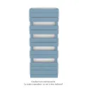 Régate EC, couleur Pastel Blue, 583W, H 1259 mm / L 500 mm