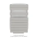 Régate EC +Air, couleur Telegrey 4 7247, 411W, H 852mm / L 500mm