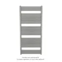 Atoll Spa EC racc.centré, couleur Inox Look, 1207W, H 1706 mm / L 750 mm