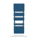 Régate EC, couleur Gentian Blue, 691W, H 1481 mm / L 500 mm